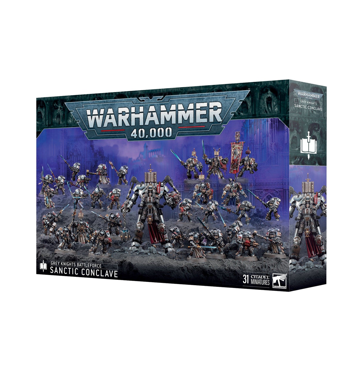 Games Workshop Tabletop Games > Games Workshop > Warhammer 40k > Grey Knights Warhammer 40K - GREY KNIGHTS: SANCTIC CONCLAVE 5011921238309 57-42
