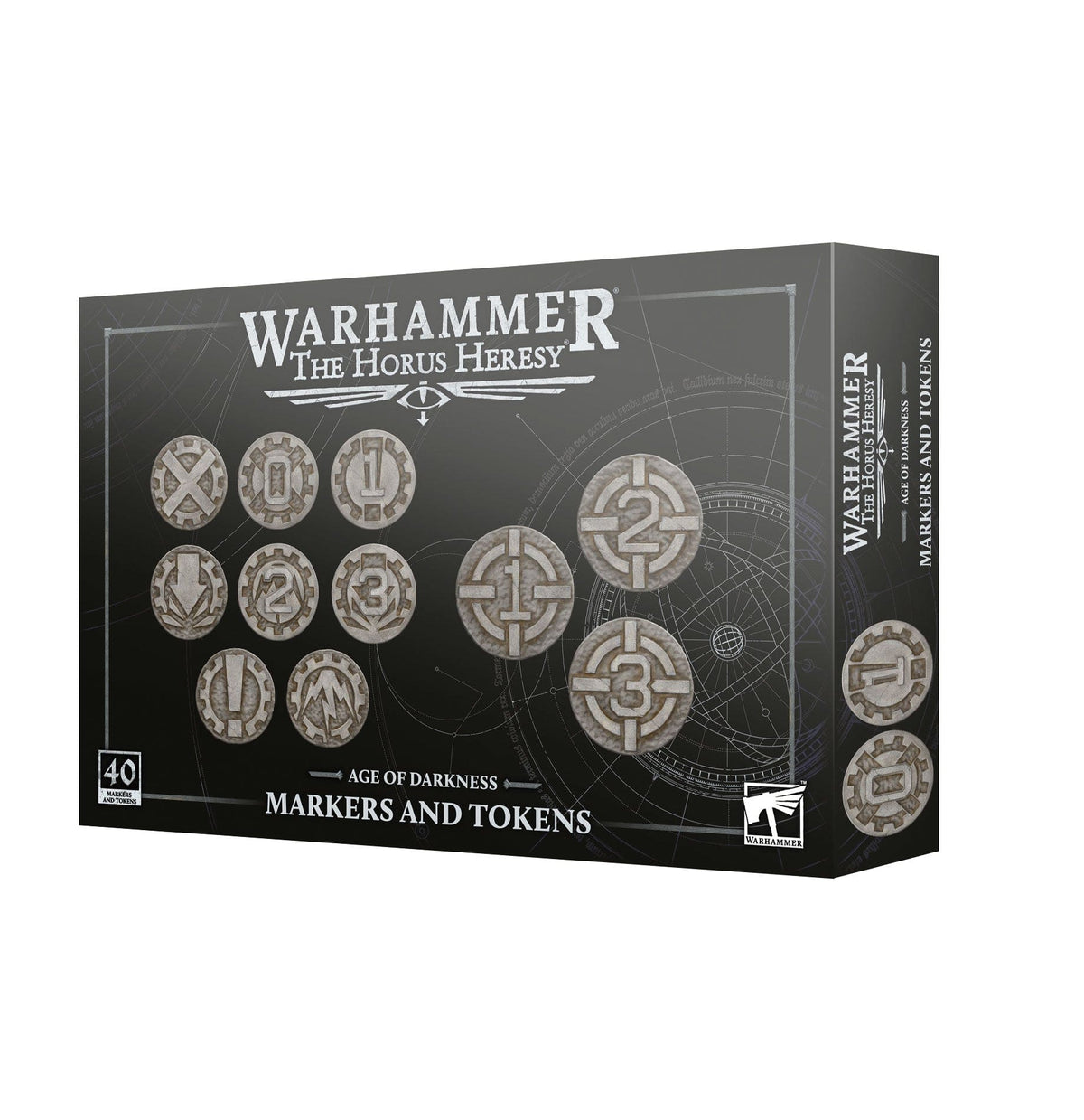 Games Workshop Tabletop Games > Games Workshop > Warhammer 40k > Horus Heresy Warhammer 40K - AGE OF DARKNESS: MARKERS AND TOKENS 5011921260942 31-131