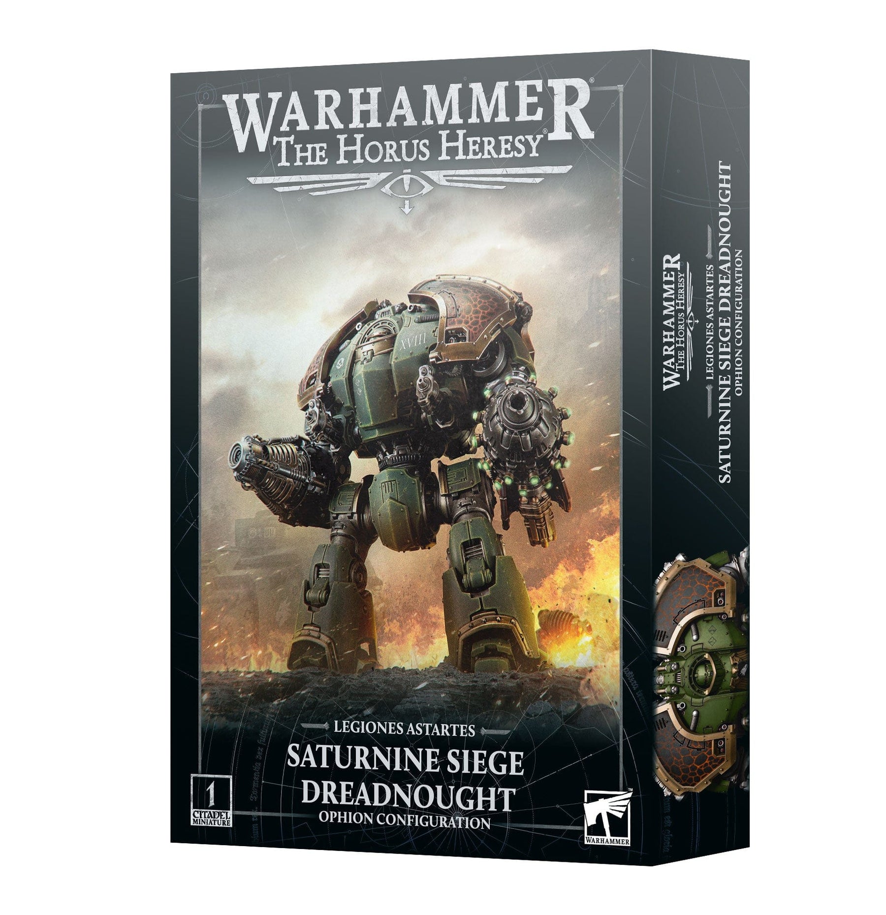 Games Workshop Tabletop Games > Games Workshop > Warhammer 40k > Horus Heresy Warhammer 40K - L/ASTARTES: SATURNINE DREADNOUGHT OPHION 5011921244782 31-133