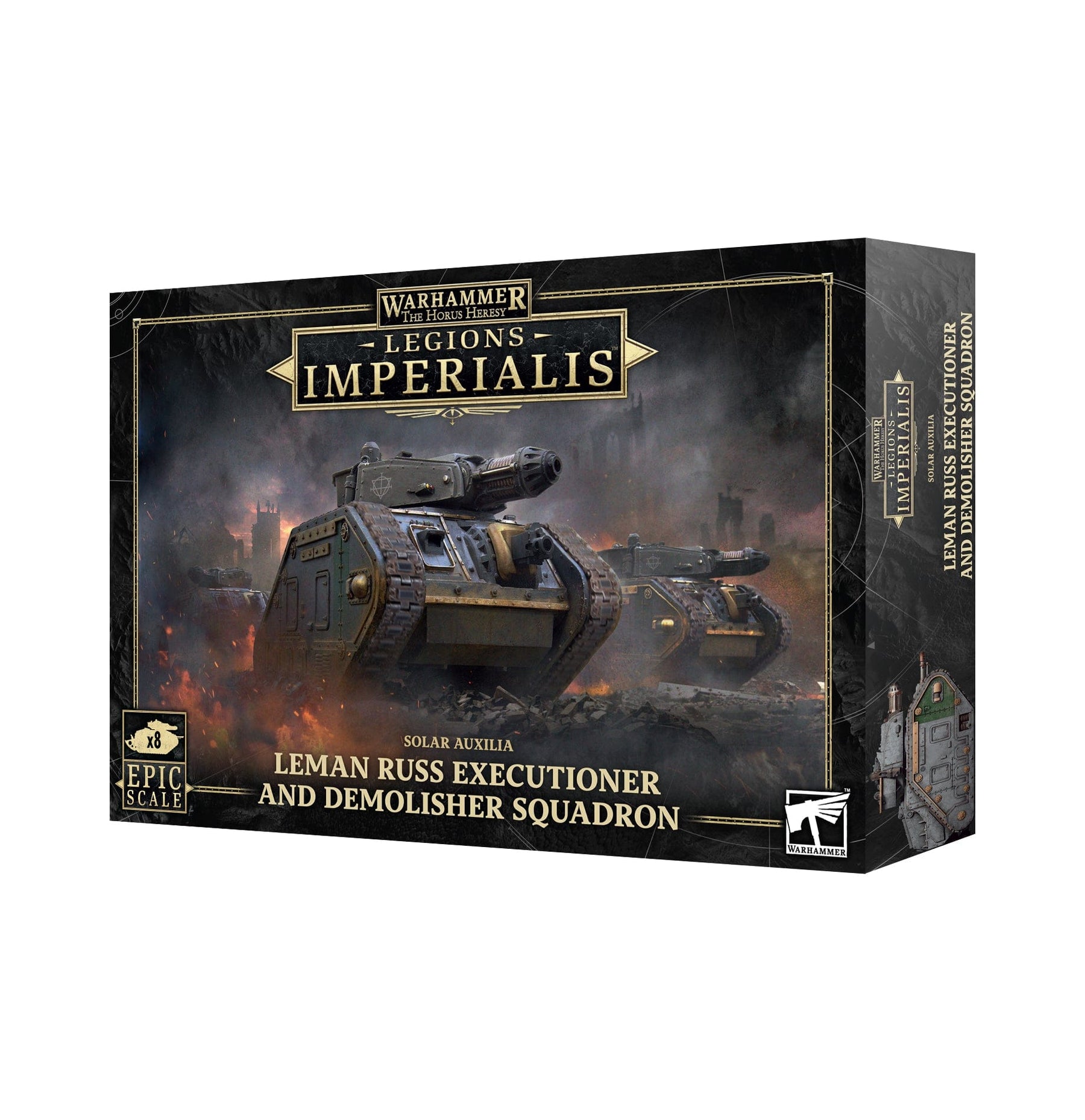 Games Workshop Tabletop Games > Games Workshop > Warhammer 40k > Horus Heresy Warhammer 40K - Legions Imperialis LEMAN RUSS EXECUTIONER/DEMOLISHR SQD 5011921204199 03-64