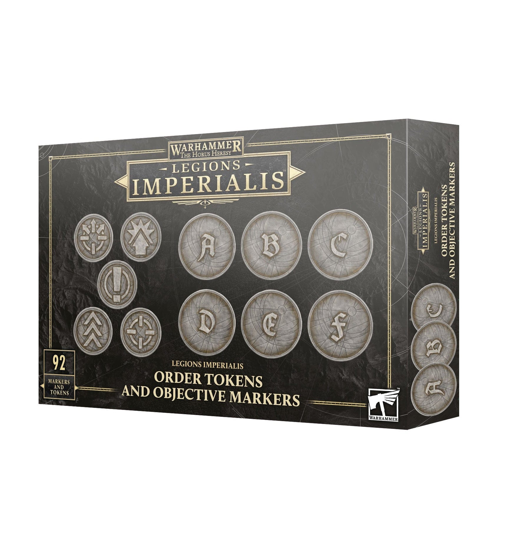 Games Workshop Tabletop Games > Games Workshop > Warhammer 40k > Horus Heresy Warhammer 40K - Legions Imperialis: ORDER TOKENS AND OBJECTIVES MARKERS 5011921257416 03-85