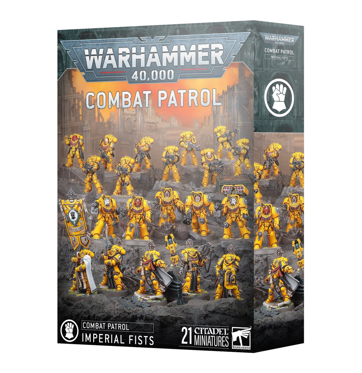 Games Workshop Tabletop Games > Games Workshop > Warhammer 40k > Imperial Fists Warhammer 40K - Imperial Fists: Combat Patrol 5011921242009 73-557