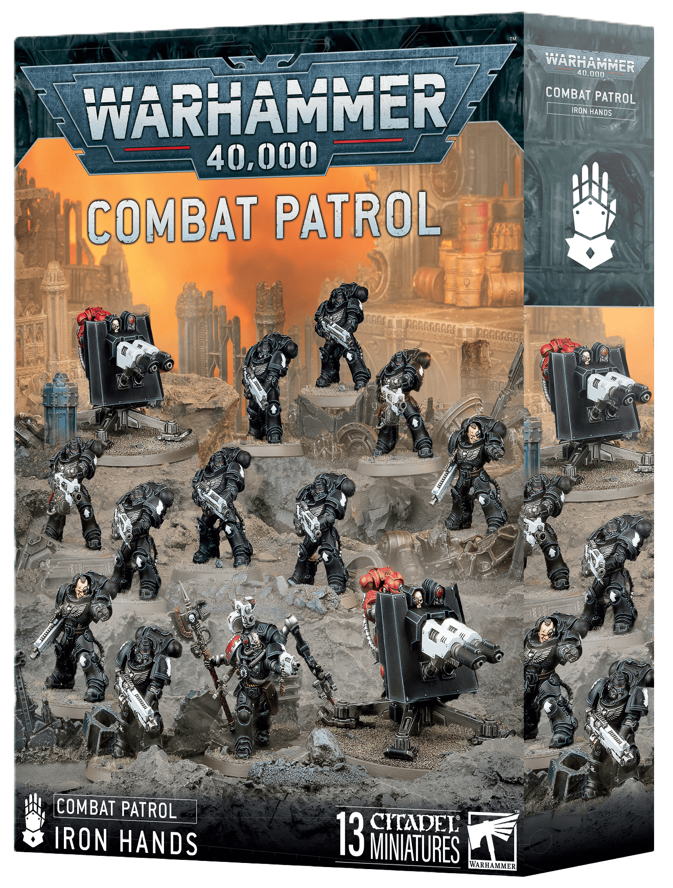 Games Workshop Tabletop Games > Games Workshop > Warhammer 40k > Iron Hands Warhammer 40k - Iron Hands: Combat Patrol 5011921244027 73-555