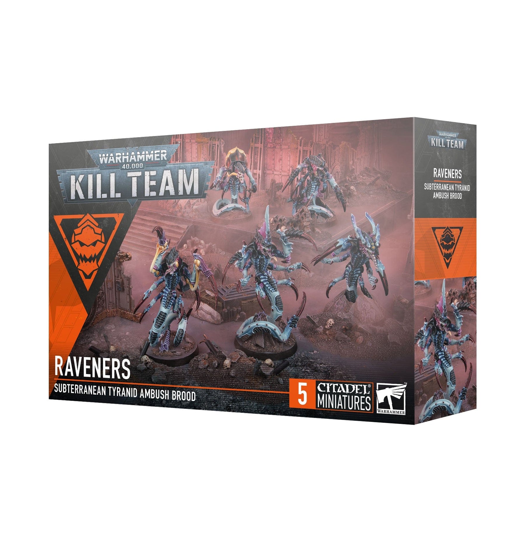 Games Workshop Tabletop Games > Games Workshop > Warhammer 40k > Kill Team Kill Team: Raveners - Subterranean Tyranid Ambush Brood 5011921251537 103-98
