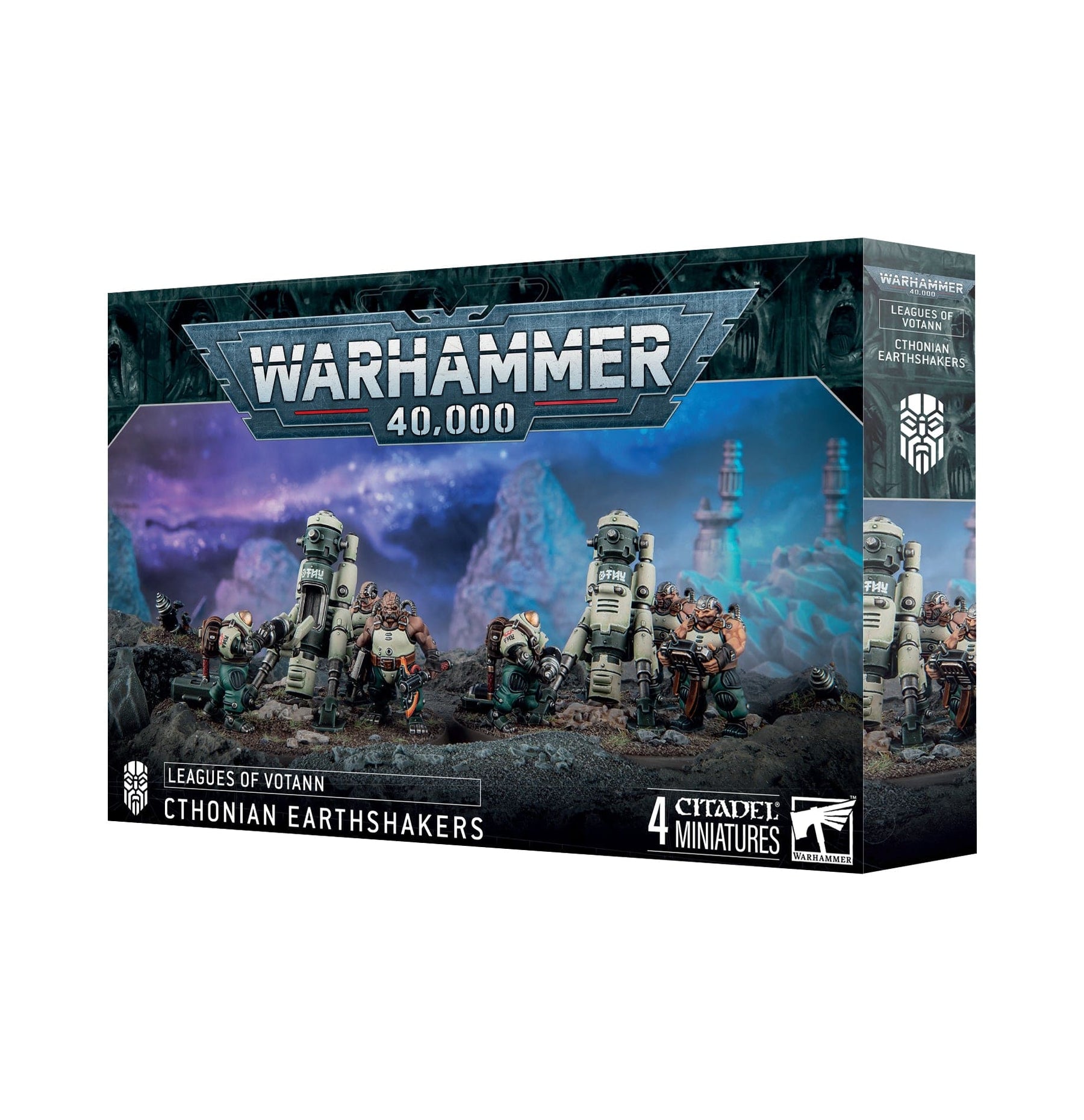 Games Workshop Tabletop Games > Games Workshop > Warhammer 40k > Leagues of Votann Warhammer 40K - LEAGUES OF VOTANN: CTHONIAN EARTHSHAKERS 5011921228041 69-24