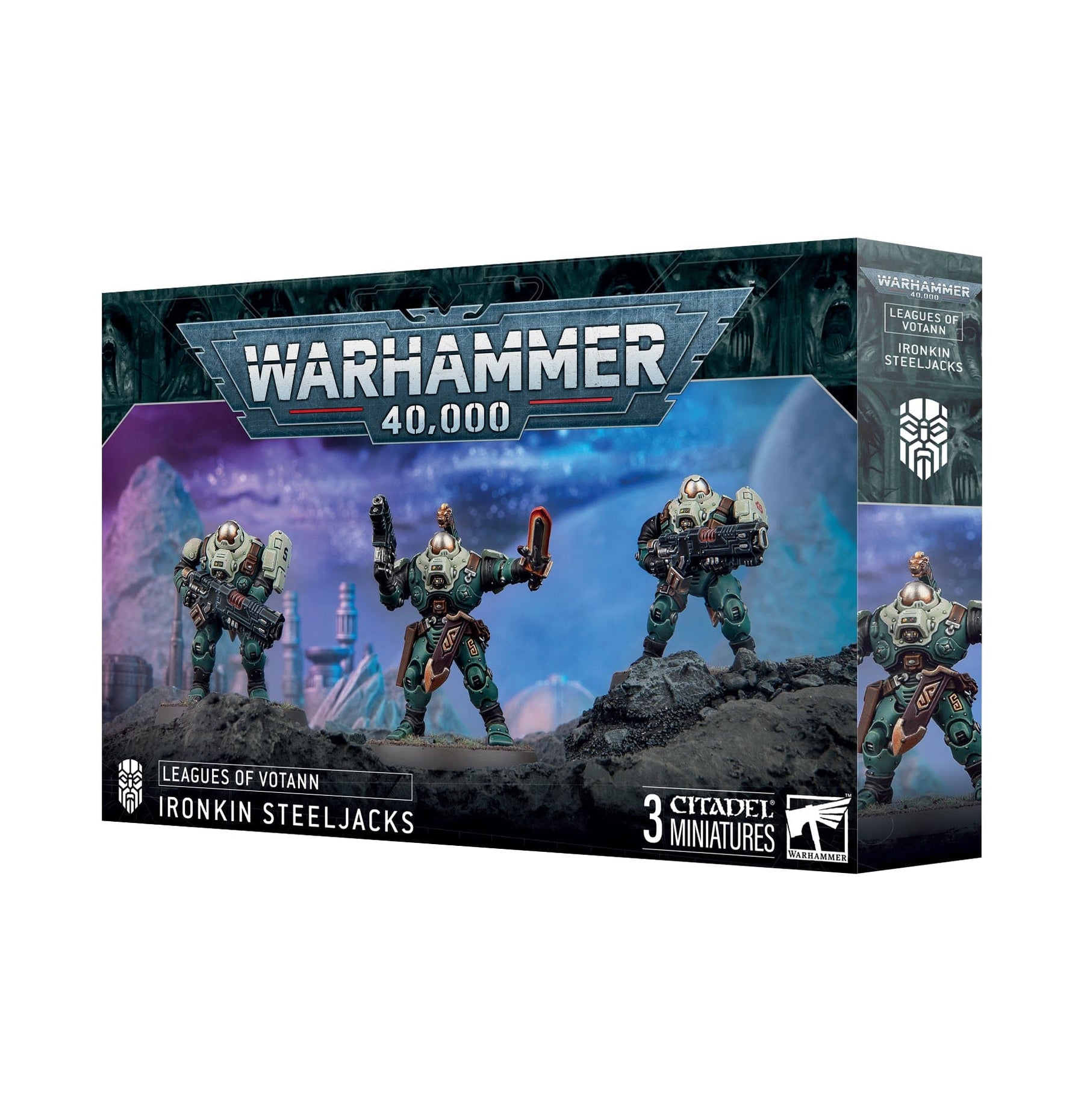 Games Workshop Tabletop Games > Games Workshop > Warhammer 40k > Leagues of Votann Warhammer 40K - LEAGUES OF VOTANN: IRONKIN STEELJACKS 5011921228034 69-23
