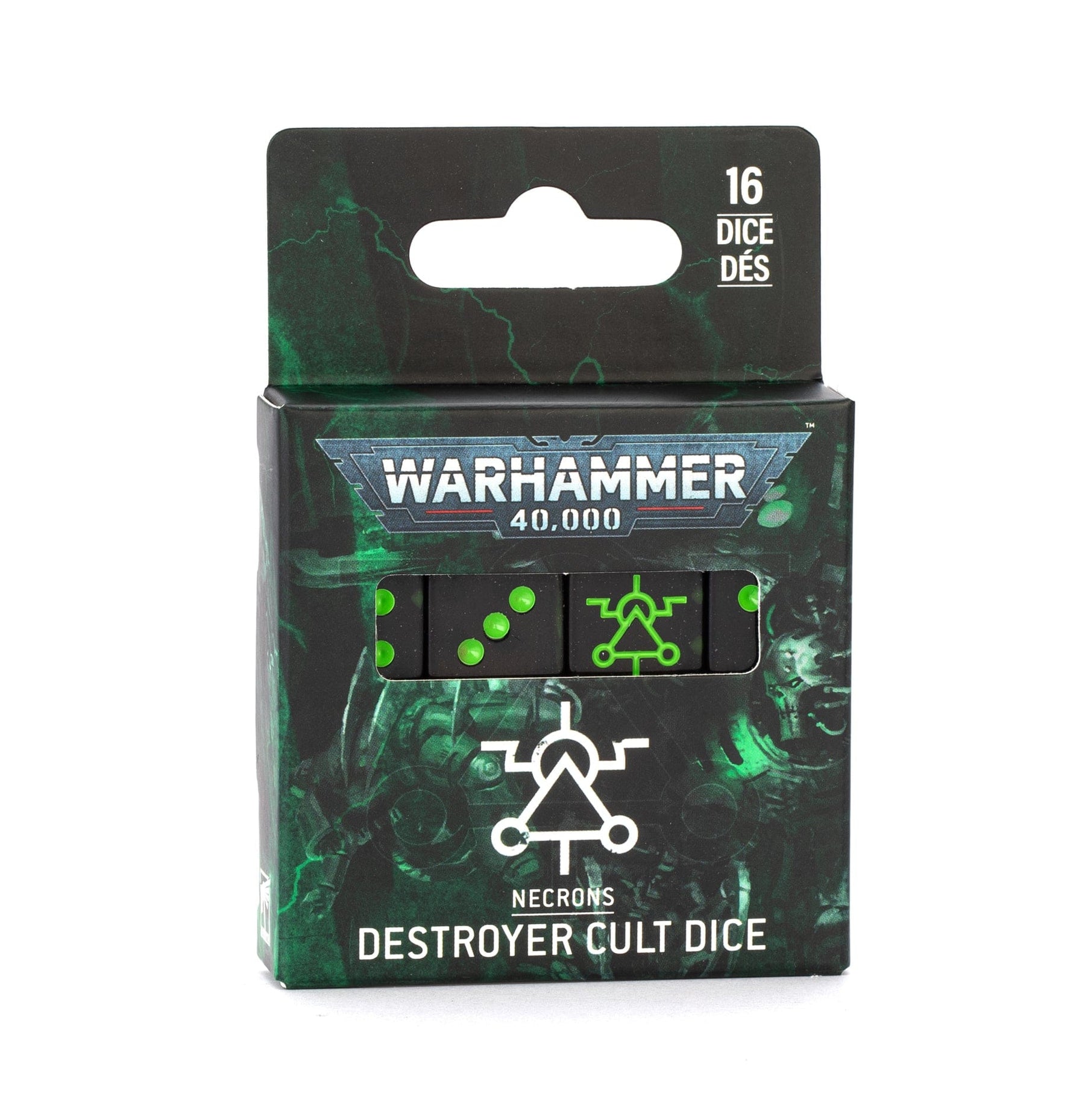 Games Workshop Tabletop Games > Games Workshop > Warhammer 40k > Necrons Warhammer 40K - Necrons - Destroyer Cult Dice 5011921254378 49-47