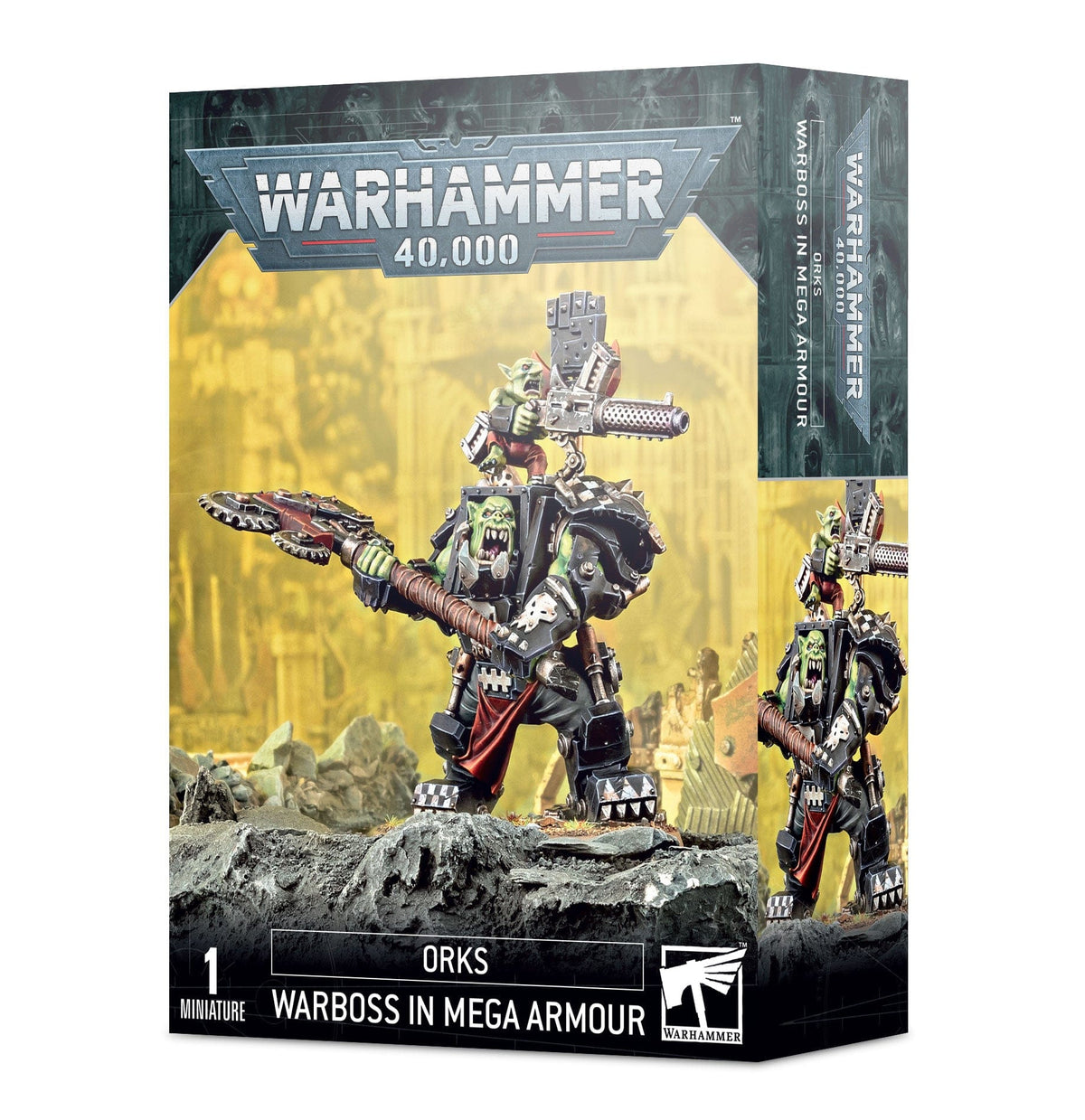 Games Workshop Tabletop Games > Games Workshop > Warhammer 40k > Orks Warhammer 40k: Orks - Warboss in Mega Armour 5011921163144 50-56