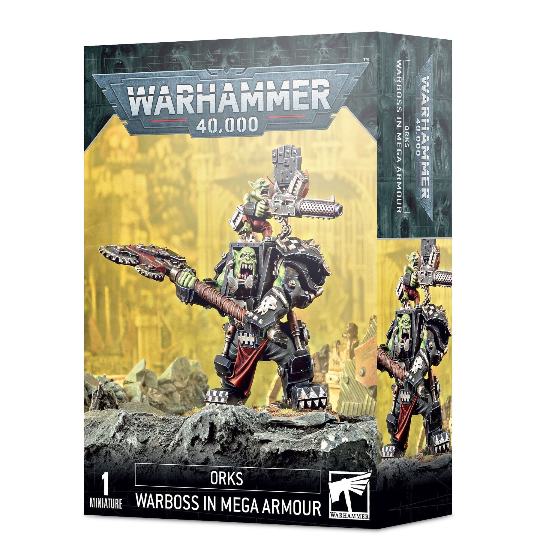 Games Workshop Tabletop Games > Games Workshop > Warhammer 40k > Orks Warhammer 40k: Orks - Warboss in Mega Armour 5011921163144 50-56