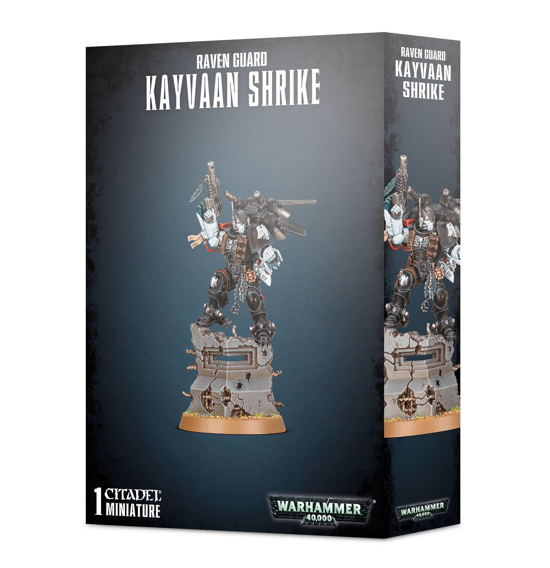 Games Workshop Tabletop Games > Games Workshop > Warhammer 40k > Raven Guard WARHAMMER 40K - RAVEN GUARD - KAYVAAN SHRIKE 5011921140831 55-15