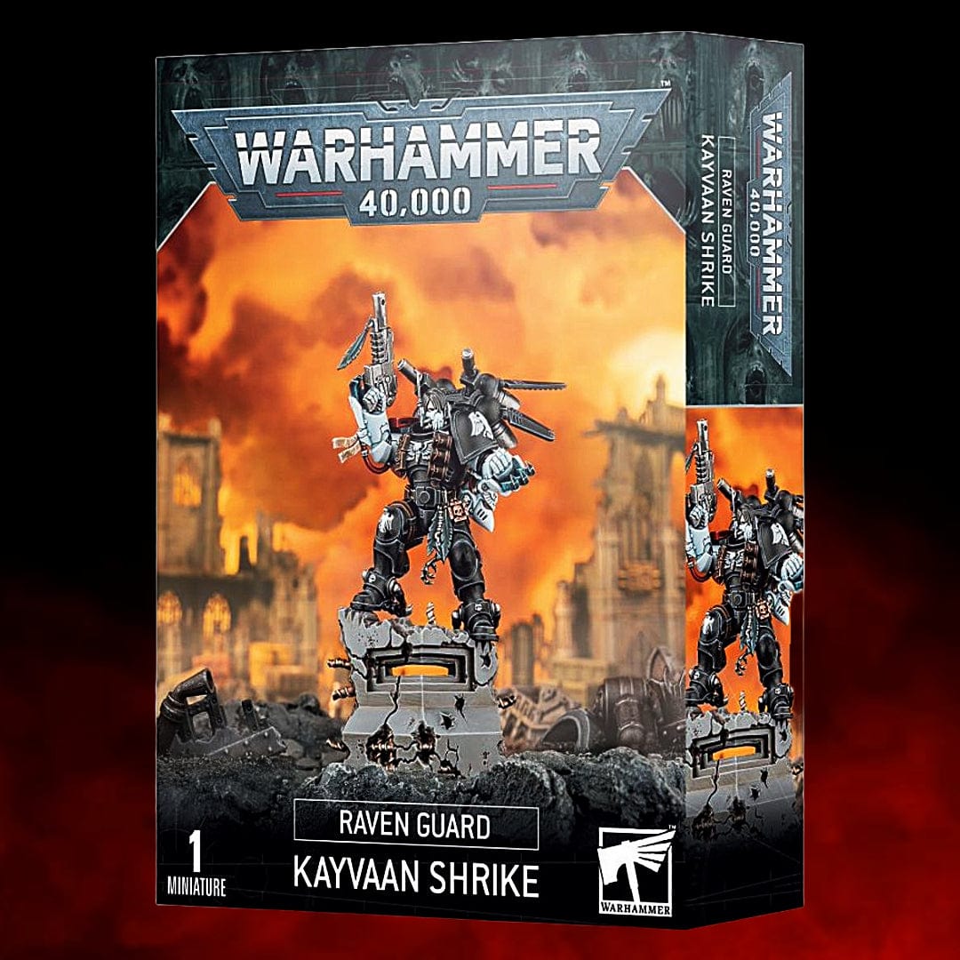 Games Workshop Tabletop Games > Games Workshop > Warhammer 40k > Raven Guard WARHAMMER 40K - RAVEN GUARD - KAYVAAN SHRIKE 5011921140831 55-15