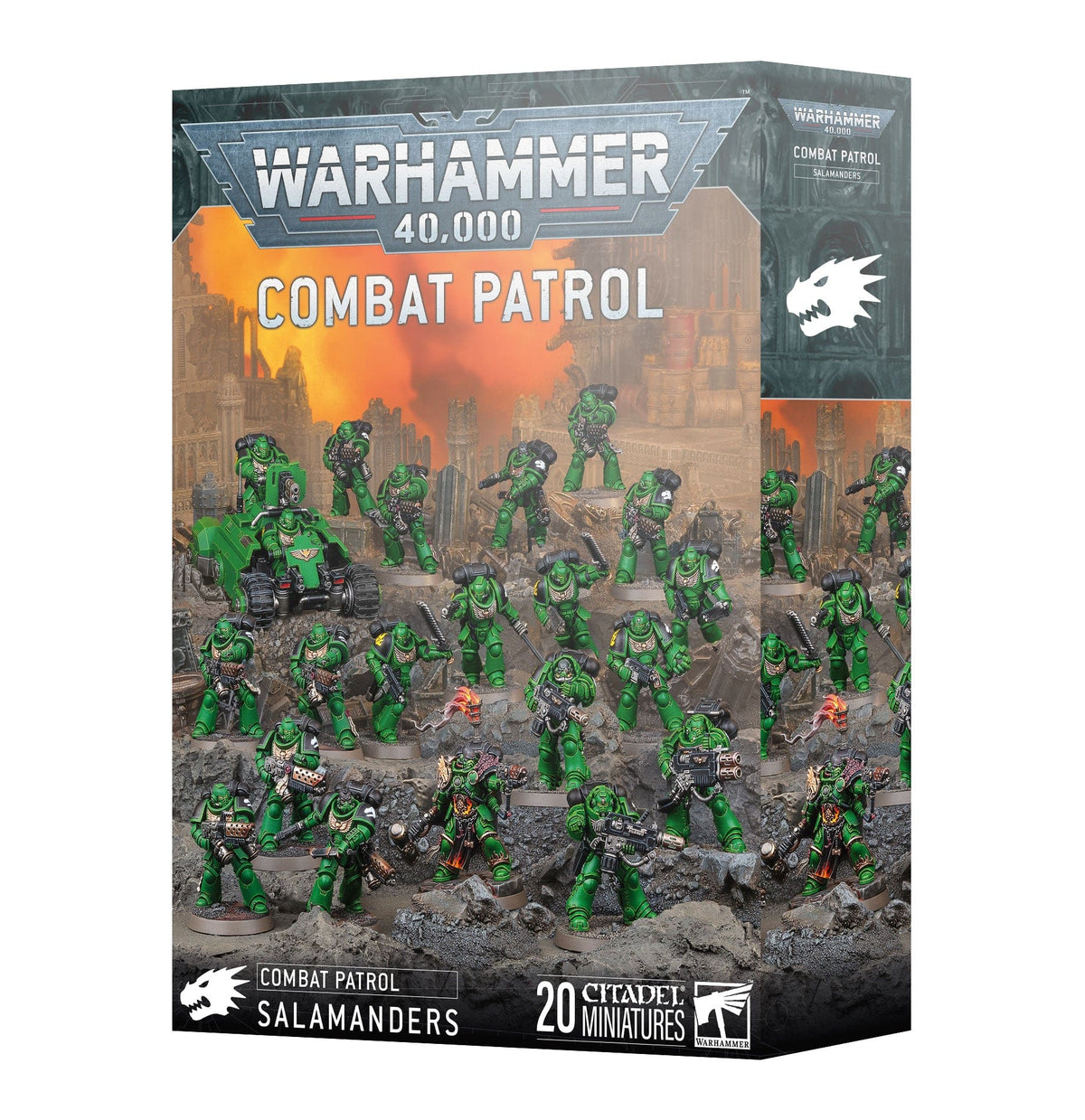 Games Workshop Tabletop Games > Games Workshop > Warhammer 40k > Salamanders Warhammer 40K - SALAMANDERS: COMBAT PATROL 5011921241910 73-552