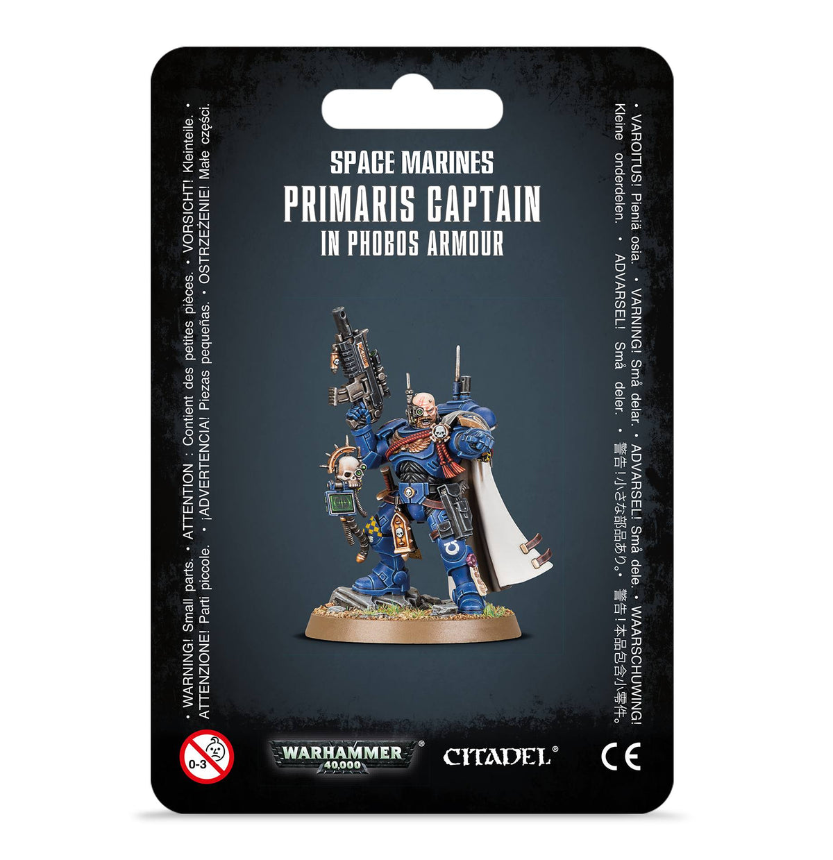 Games Workshop Tabletop Games > Games Workshop > Warhammer 40k > Space Marines Warhammer - 40k: Space Marines - Captain in Phobos Armor 5011921142101 48-68