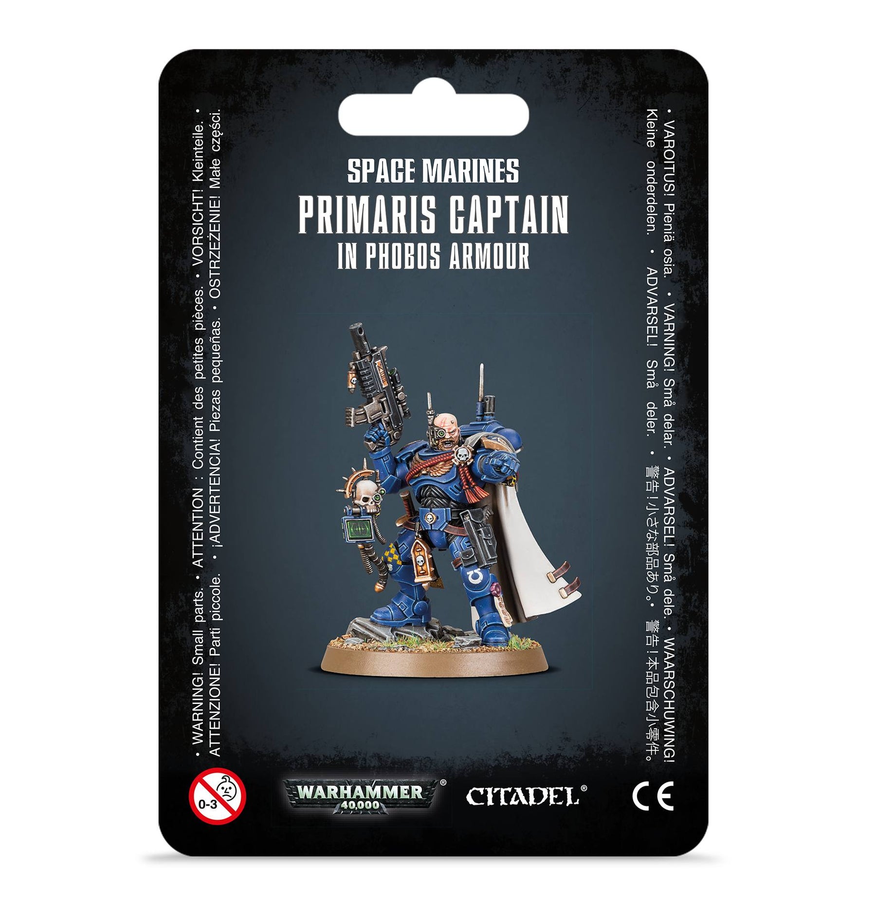 Games Workshop Tabletop Games > Games Workshop > Warhammer 40k > Space Marines Warhammer - 40k: Space Marines - Captain in Phobos Armor 5011921142101 48-68