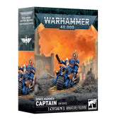 Games Workshop Tabletop Games > Games Workshop > Warhammer 40k > Space Marines Warhammer 40K - Space Marines: Captain On Bike 5011921267569 48-113