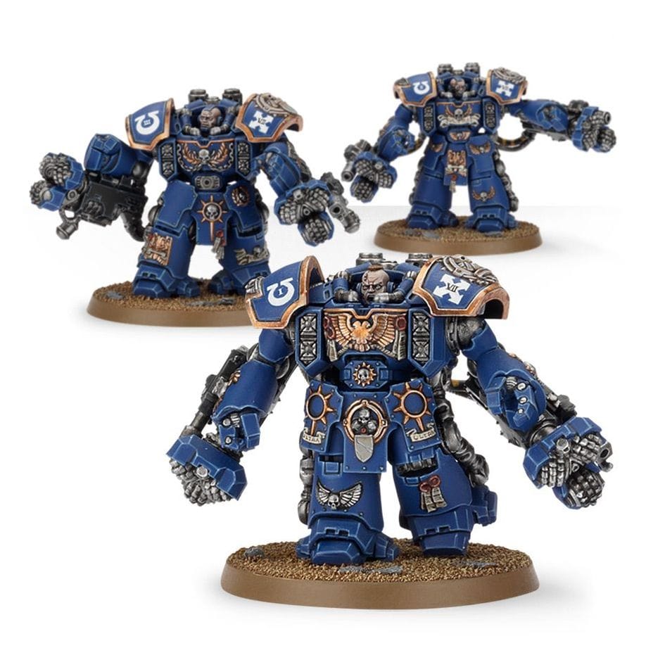 Games Workshop Tabletop Games > Games Workshop > Warhammer 40k > Space Marines Warhammer - 40k: Space Marines - Centurion Assault Squad 5011921142422 48-24