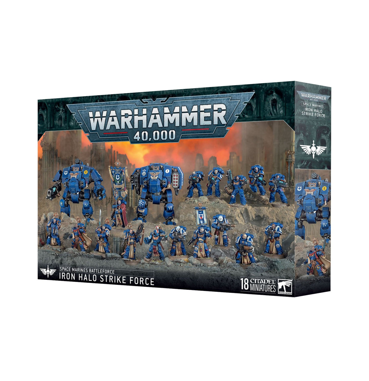 Games Workshop Tabletop Games > Games Workshop > Warhammer 40k > Space Marines Warhammer 40K - Space Marines: Iron Halo Strike Force 5011921253814 71-48