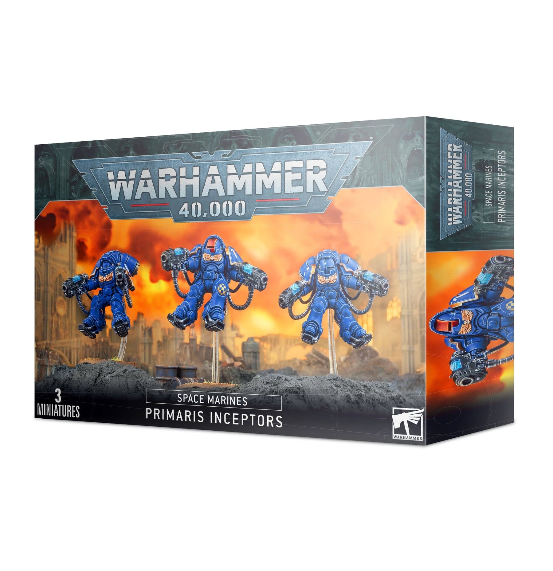 Games Workshop Tabletop Games > Games Workshop > Warhammer 40k > Space Marines Warhammer - 40k: Space Marines - Primaris Inceptors 5011921142415 48-79