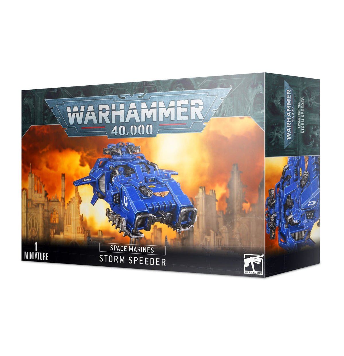 Games Workshop Tabletop Games > Games Workshop > Warhammer 40k > Space Marines Warhammer - 40k: Space Marines - Storm Speeder Hailstrike 5011921135219 48-45