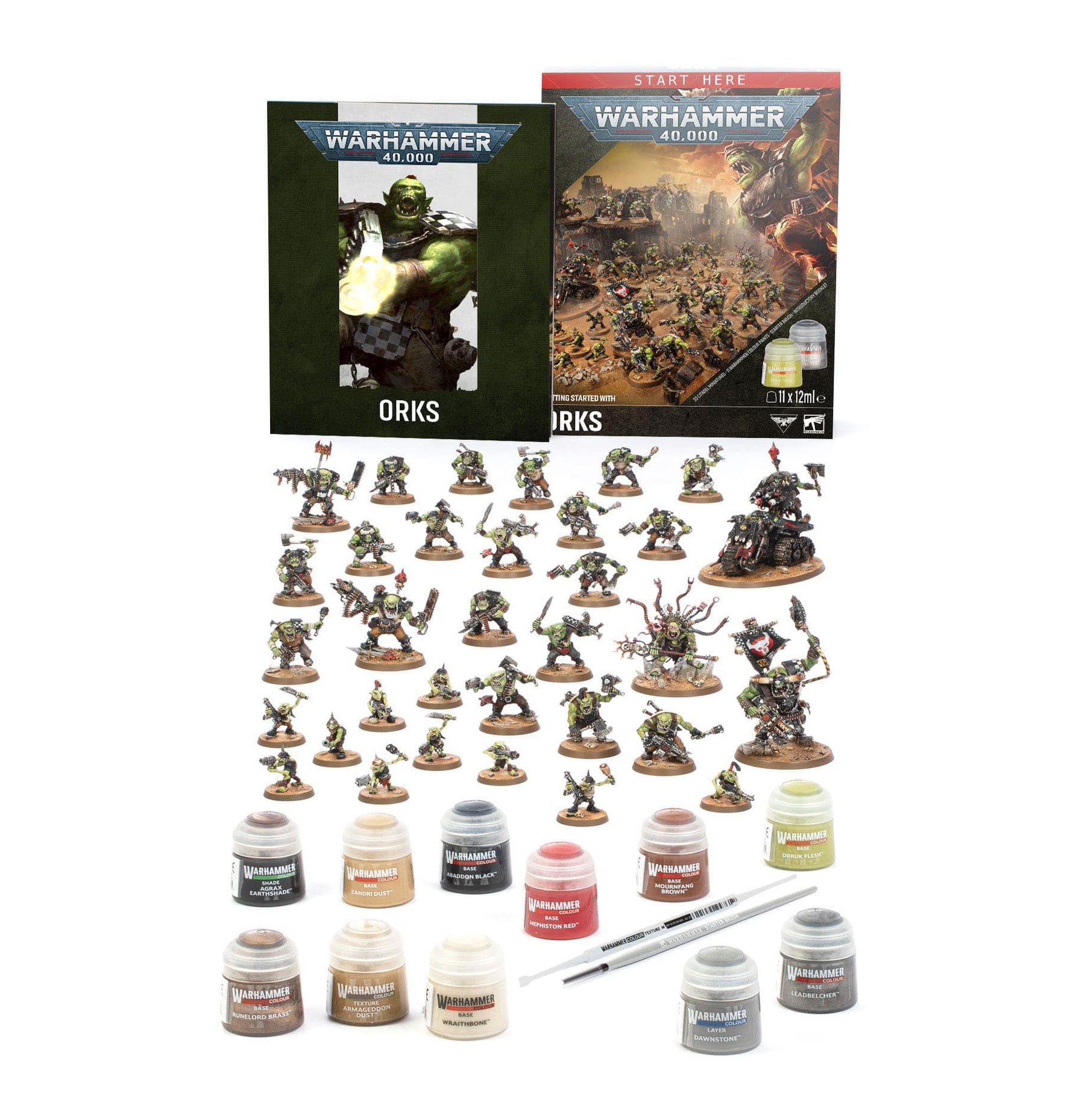 Games Workshop Tabletop Games > Games Workshop > Warhammer 40k > Starter Sets Warhammer 40K - Getting Started with Orks Set 5011921272945 60-53