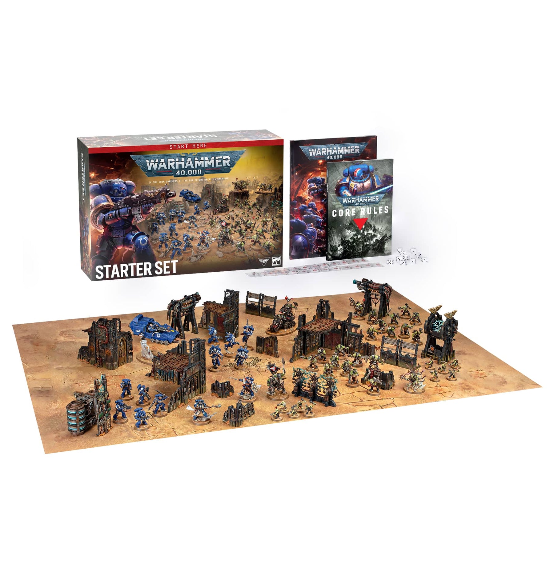 Games Workshop Tabletop Games > Games Workshop > Warhammer 40k > Starter Sets Warhammer 40K - Starter Set 5011921267781 40-05