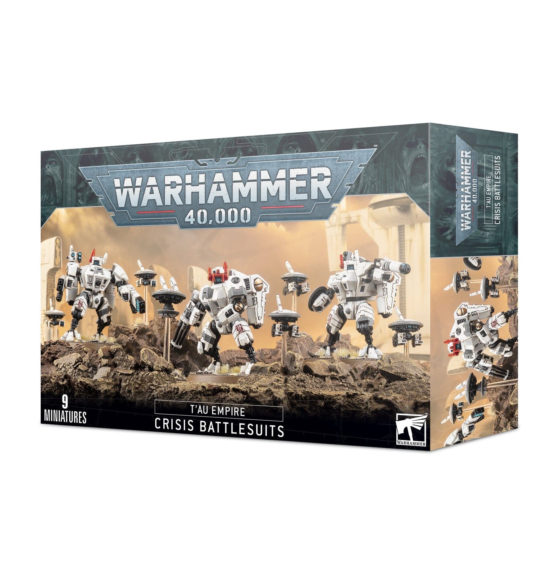 Games Workshop Tabletop Games > Games Workshop > Warhammer 40k > T'au Empire Warhammer 40k: T'au Empire - Crisis Battlesuits 5011921169931 56-07