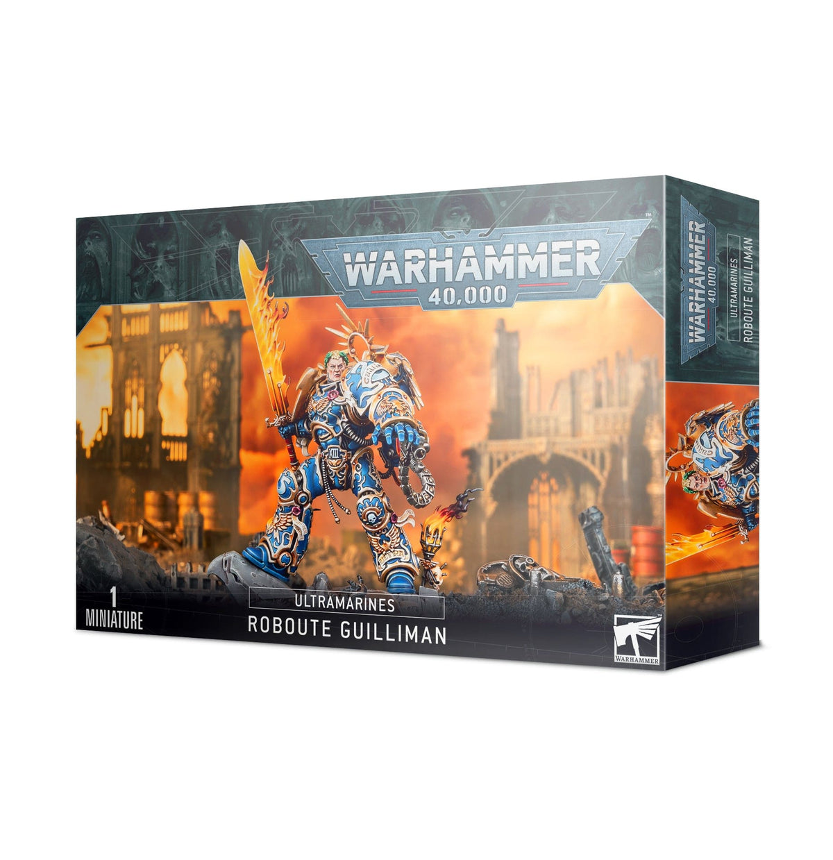 Games Workshop Tabletop Games > Games Workshop > Warhammer 40k > Ultramarines Warhammer - 40k: Ultramarines - Roboute Guilliman 5011921142569 55-20