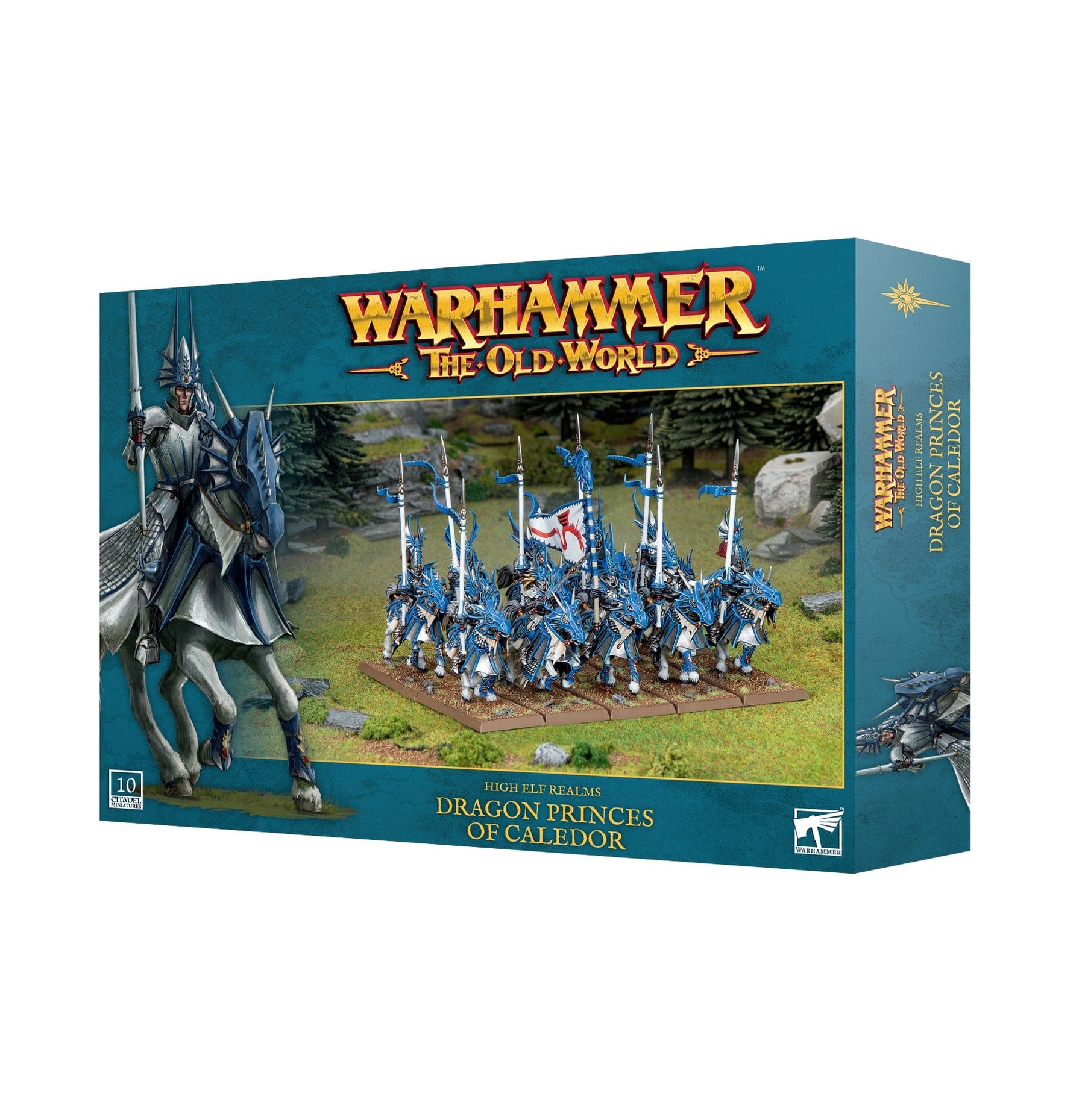 Games Workshop Tabletop Games > Games Workshop > Warhammer 40k Warhammer 40K - HIGH ELF REALMS:DRAGON PRINCES O/CALEDOR 5011921221691 13-17