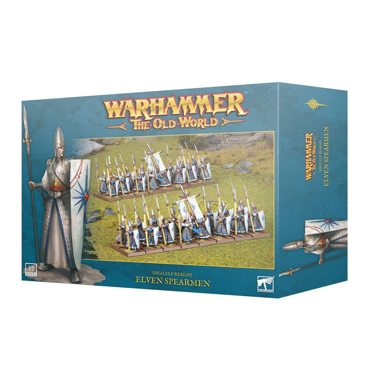 Games Workshop Tabletop Games > Games Workshop > Warhammer 40k Warhammer 40K - HIGH ELF REALMS: ELVEN SPEARMEN 5011921221646 13-15