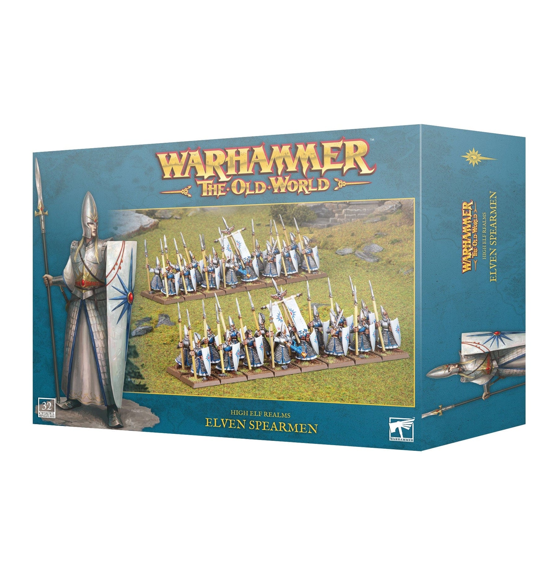 Games Workshop Tabletop Games > Games Workshop > Warhammer 40k Warhammer 40K - HIGH ELF REALMS: ELVEN SPEARMEN 5011921221646 13-15