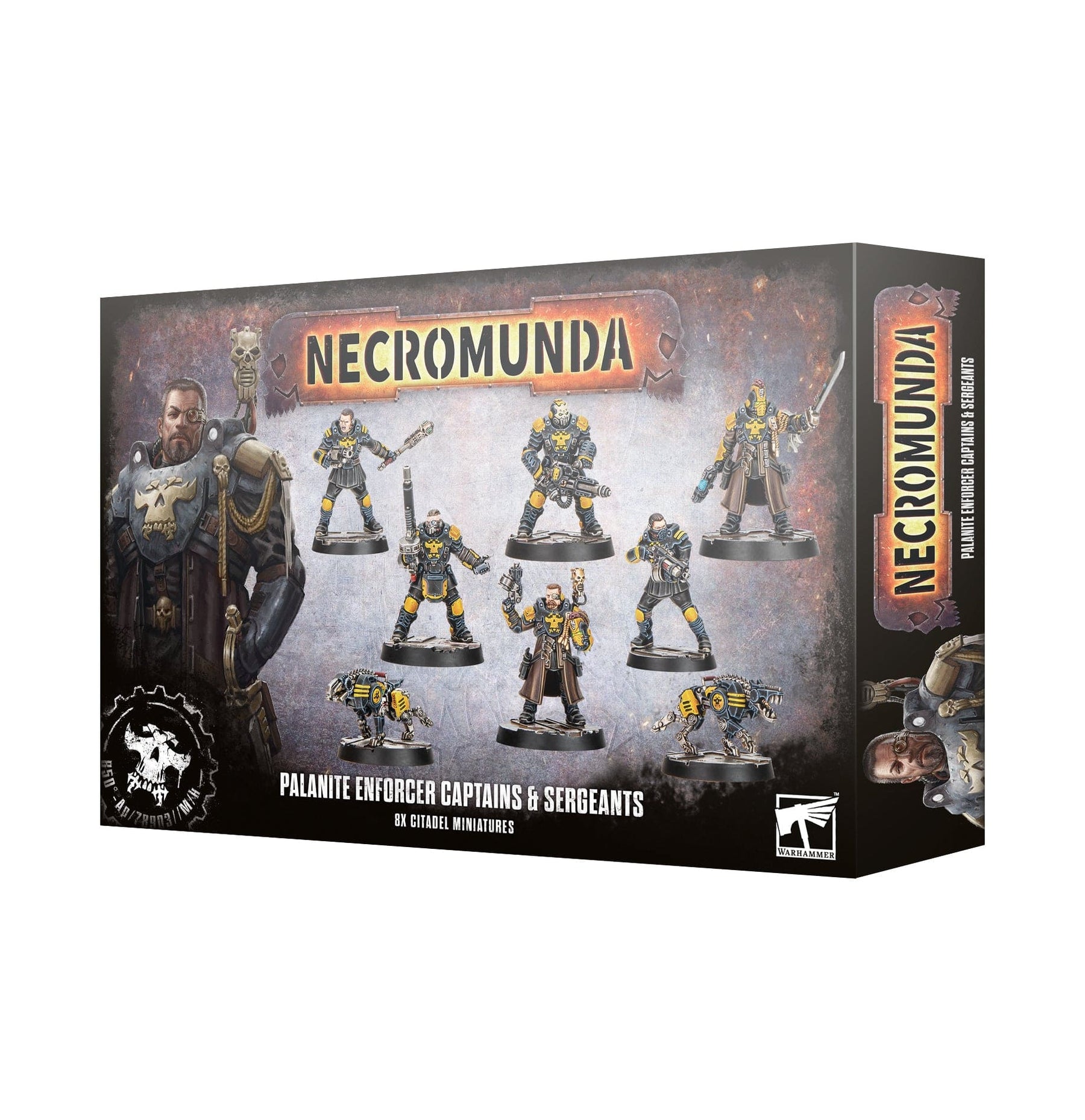 Games Workshop Tabletop Games > Games Workshop > Warhammer 40k Warhammer 40K - Necromunda: Palanite Enforcer Captains & Sergeants 5011921225965 301-59