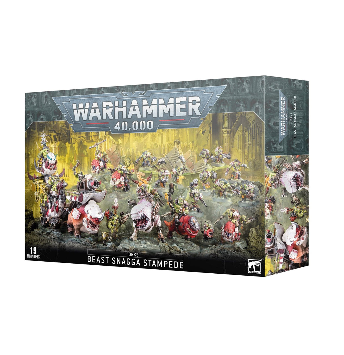 Games Workshop Tabletop Games > Games Workshop > Warhammer 40k Warhammer 40k - Orks: Beast Snagga Stampede 5011921205592 50-64