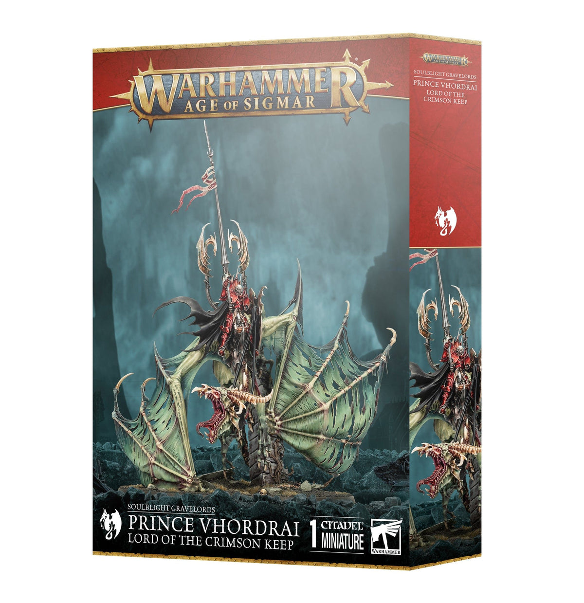 Games Workshop Tabletop Games > Games Workshop > Warhammer 40k Warhammer 40K - S/G: PRINCE VHORDRAI LORD/CRIMSON KEEP 5011921226061 91-80