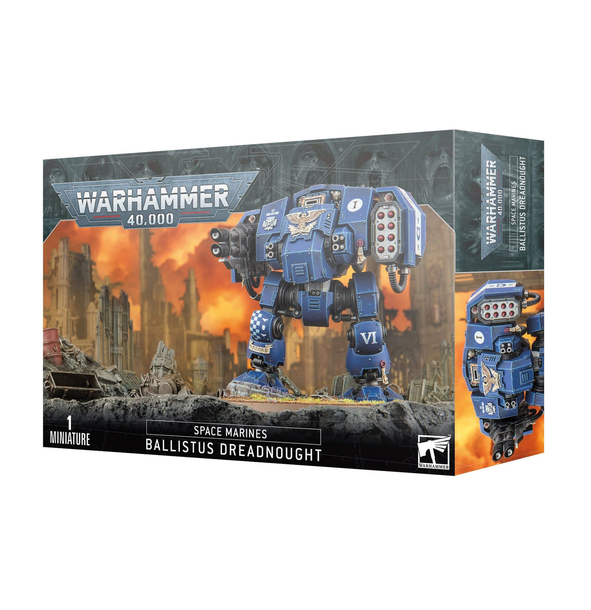 Games Workshop Tabletop Games > Games Workshop > Warhammer 40k Warhammer - 40k: Space Marines - Ballistus Dreadnought 5011921200504 48-11