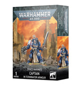 Games Workshop Tabletop Games > Games Workshop > Warhammer 40k Warhammer - 40k: Space Marines - Captain In Terminator Armour 5011921201327 48-92