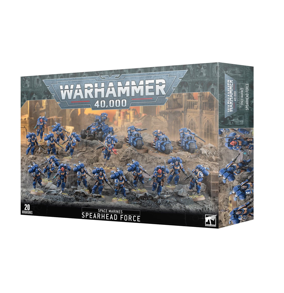 Games Workshop Tabletop Games > Games Workshop > Warhammer 40k Warhammer 40k - Space Marines: Spearhead Force 5011921205585 55-69