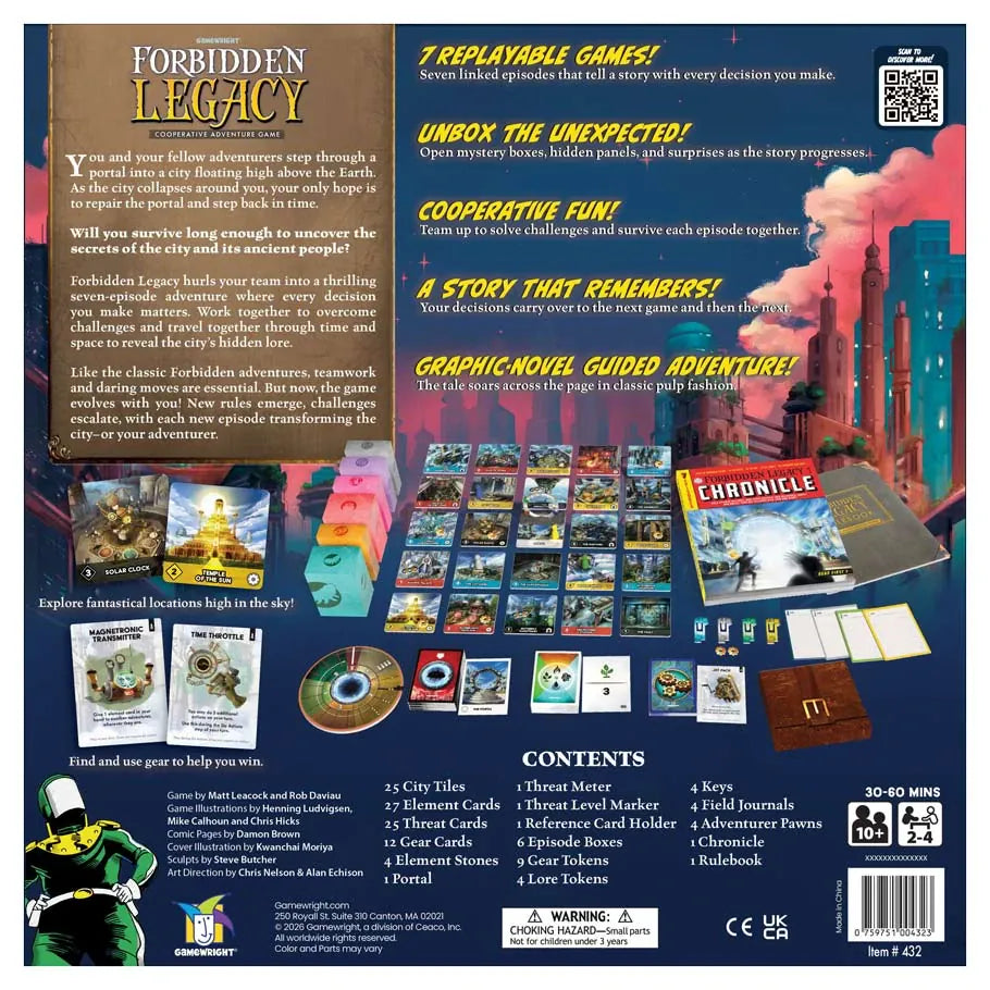 Gamewright Board Games Forbidden Legacy 759751004323 GMW432