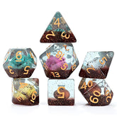 Gate Keeper Games Dice > Gate Keeper Games 7-Set Cube Inclusion Dice: Dinosaur Eggs 786468918353 GKGID6D