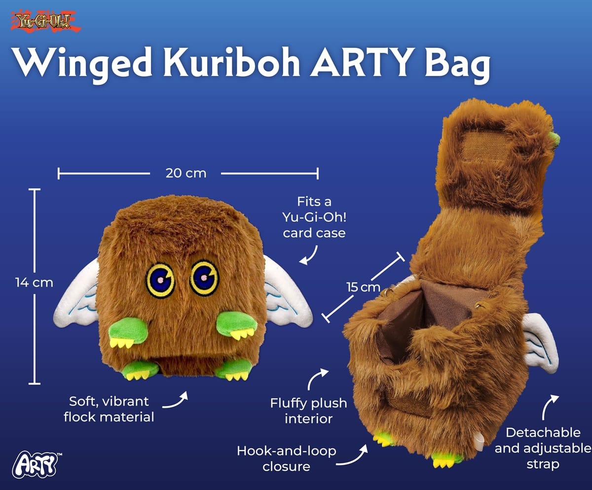 Gatherers' Tavern Apparel > Bags Yu-Gi-Oh!: ARTY Bag - Winged Kuriboh 8885022120989 YGOFBAT25WKBOH