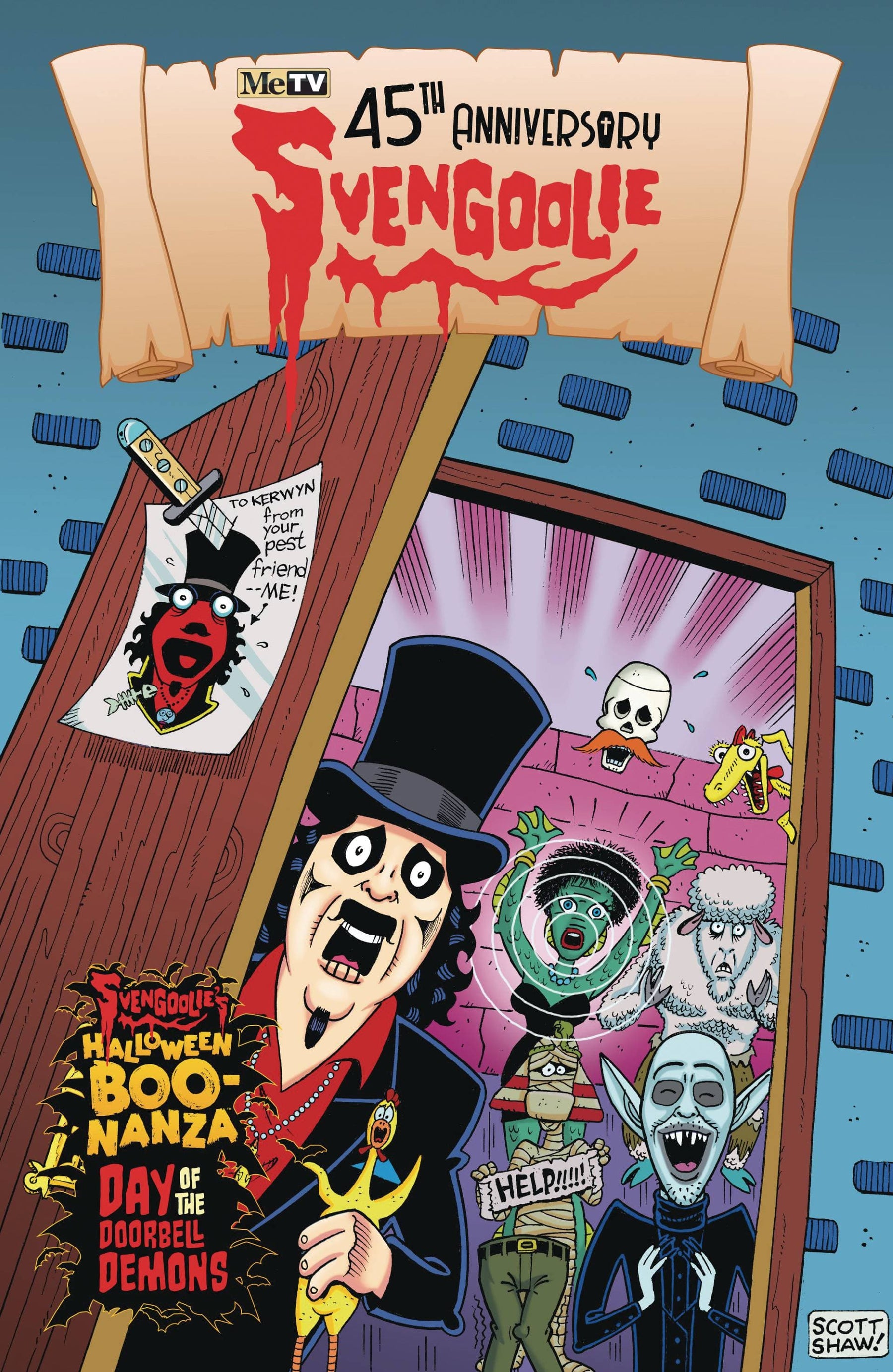 Gemstone Publishing Comic Books SVENGOOLIE 45TH ANNIV BOO NANZA CVR B SCOTT SHAW 978160360655400799