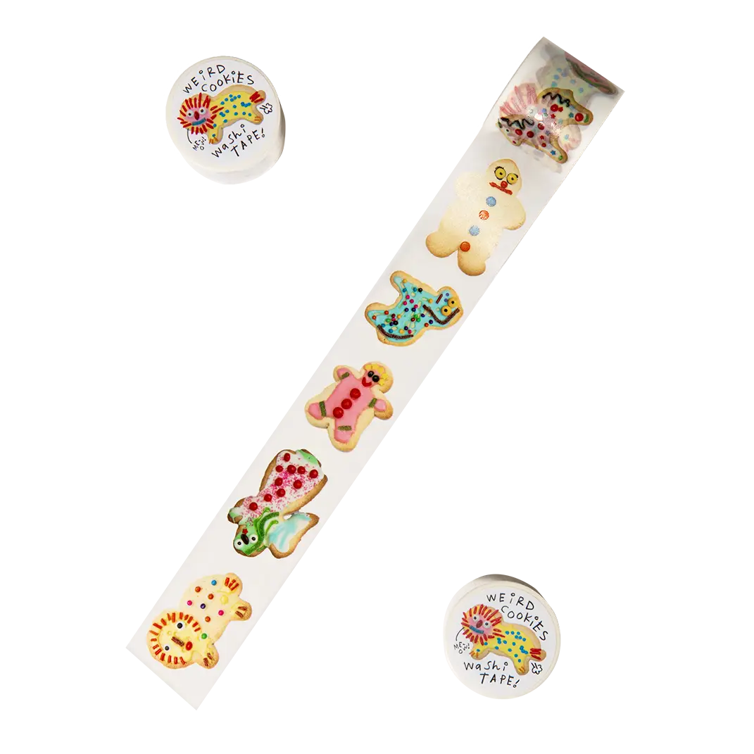 gentle thrills Stationery Weird Cookies Washi Tape 18043132 0211WC