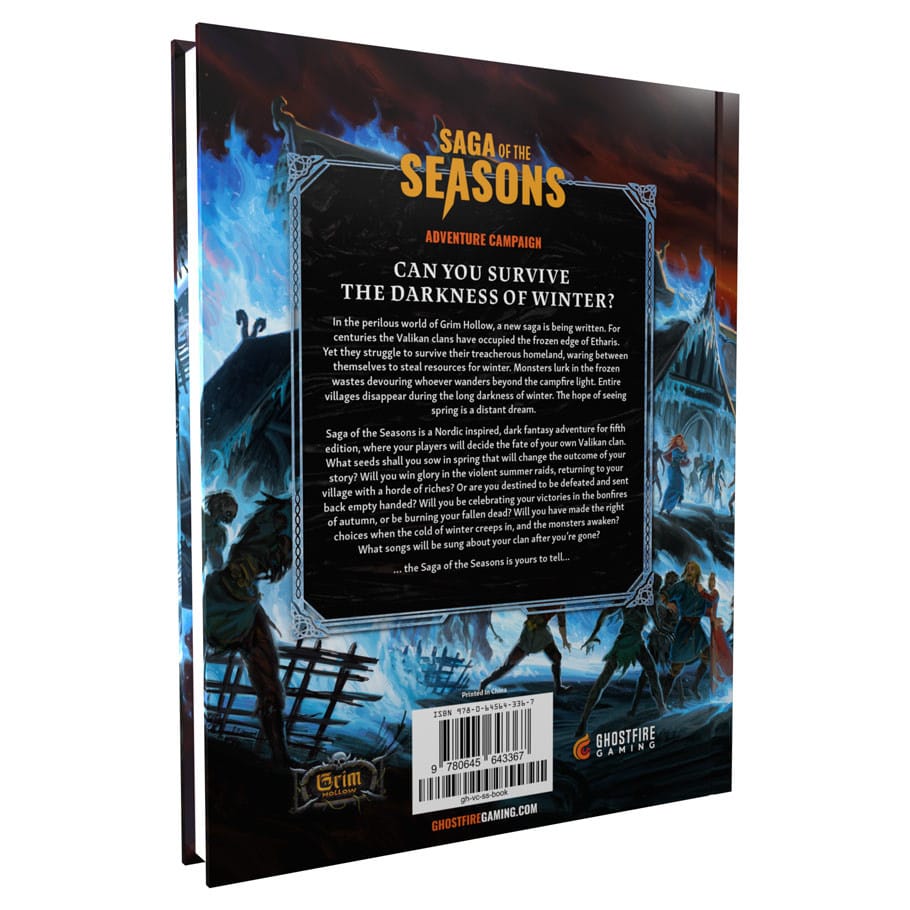 Ghostfire Gaming Books > RPG D&D 5E: Grim Hollow - Saga of the Seasons 9780645643367 GHOGHVCSSBOOK