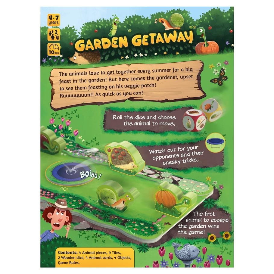 Gigamic Board Games Garden Getaway 3421271196723 GIGGCAR