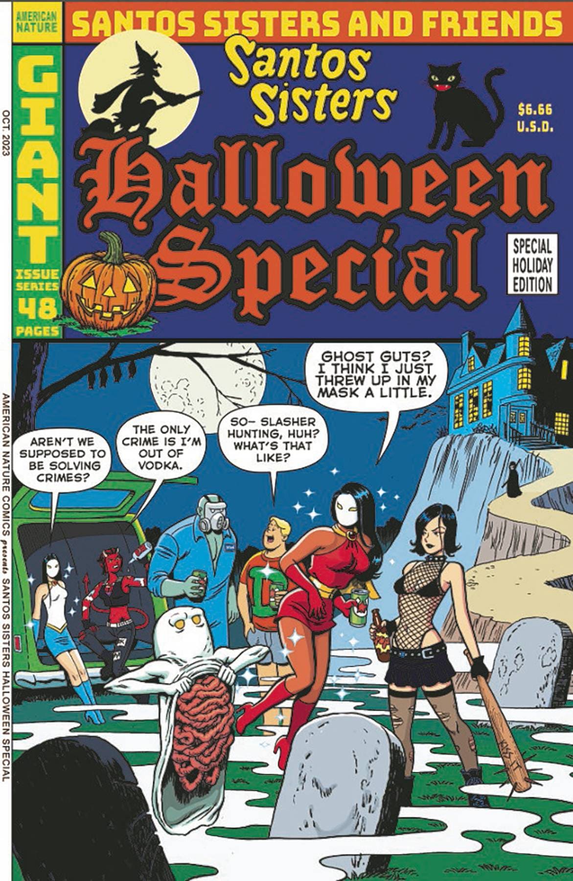 Godhood Comics Comic Books SANTOS SISTERS HALLOWEEN SPECIAL (MR) 9781942801474 JUL231657