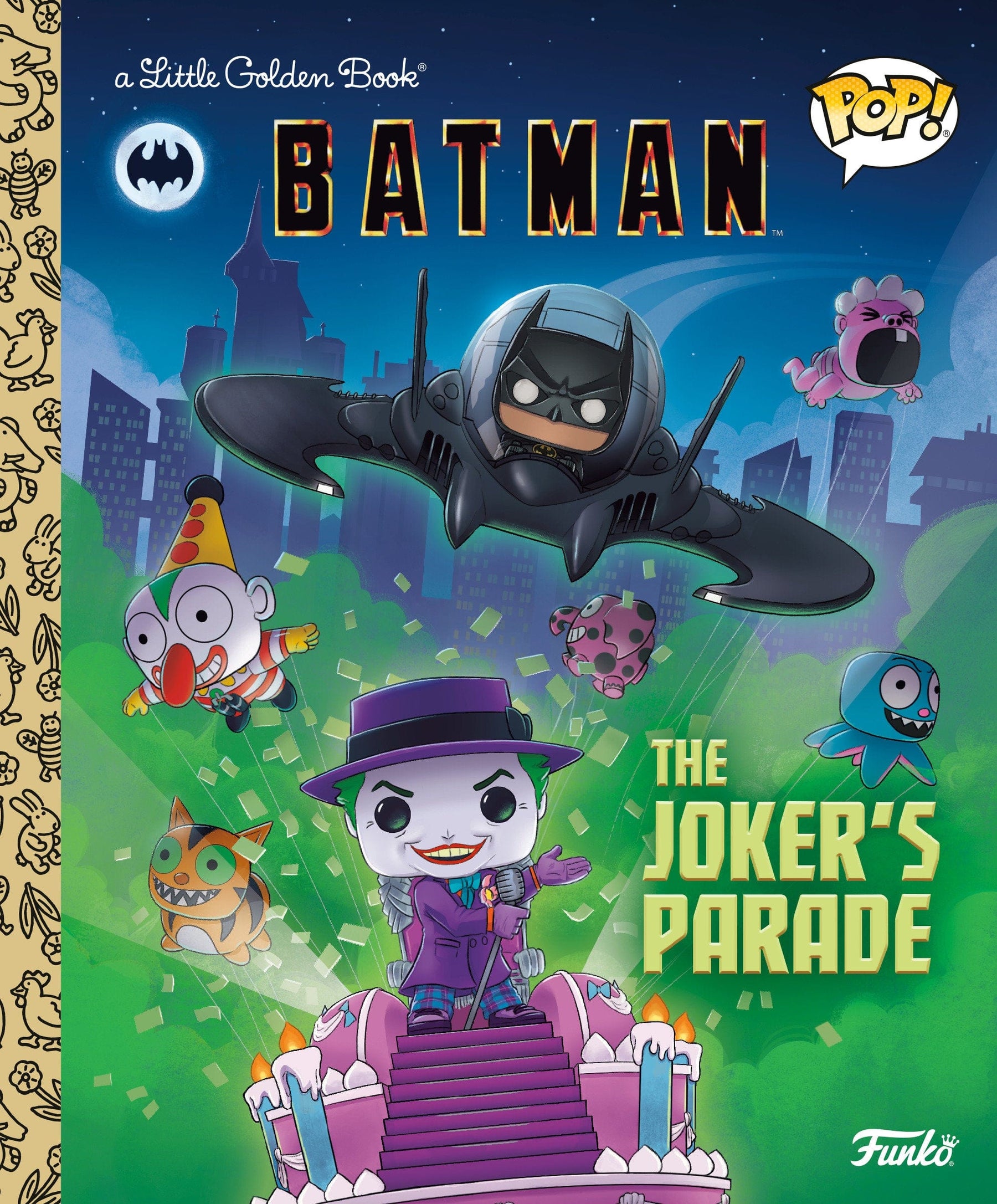 GOLDEN BOOKS Books FUNKO DC BATMAN JOKERS PARADE LITTLE GOLDEN BOOK HC 978059380829050599 MAR241637