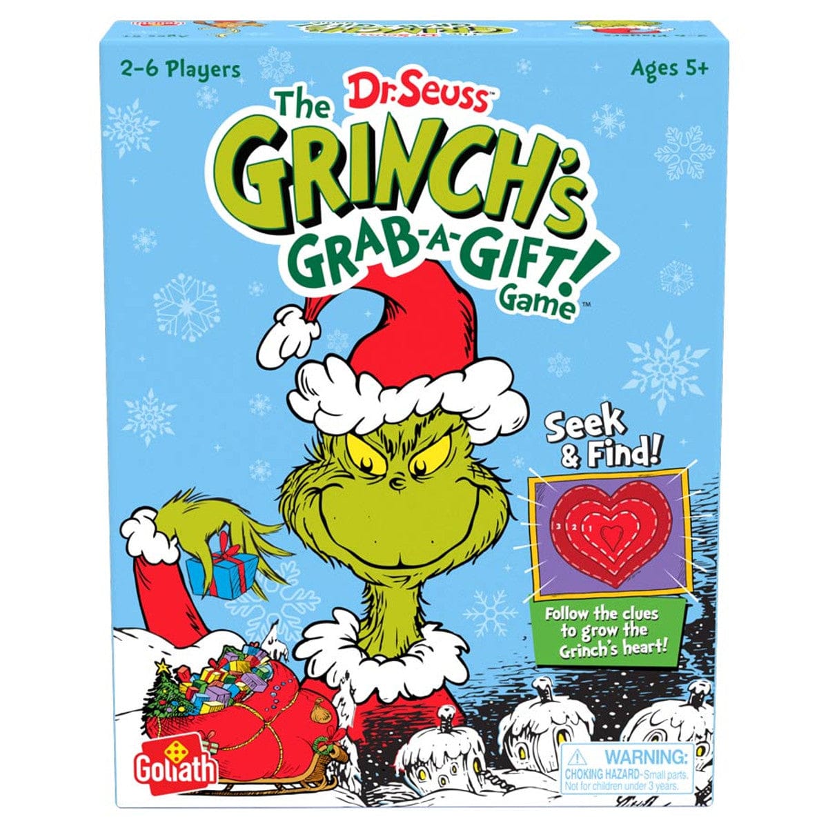 Goliath Games Board Games Dr. Seuss: The Grinch's Grab-a-Gift 8720077340169 GTH934016