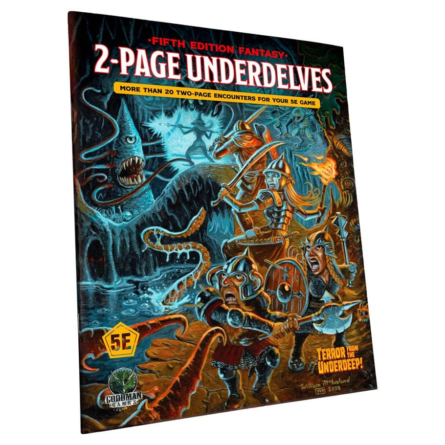Goodman Games Books > RPG D&D 5E: Adventure: 2-Page UnderDelves 9781964581453 GMG50112