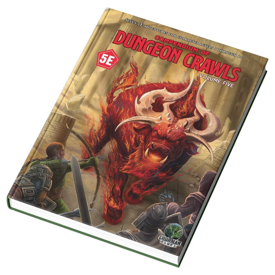 Goodman Games Books > RPG D&D 5E: Adventure: Compendium of Dungeon Crawls #5: A Collection of Quests 9781964581248 GMG55555