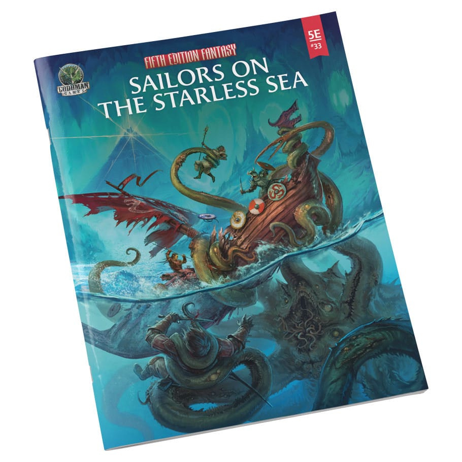 Goodman Games Books > RPG D&D 5E: Adventure: Fifth Edition Fantasy #33: Sailors on the Starless Sea 9781964581316 GMG55533