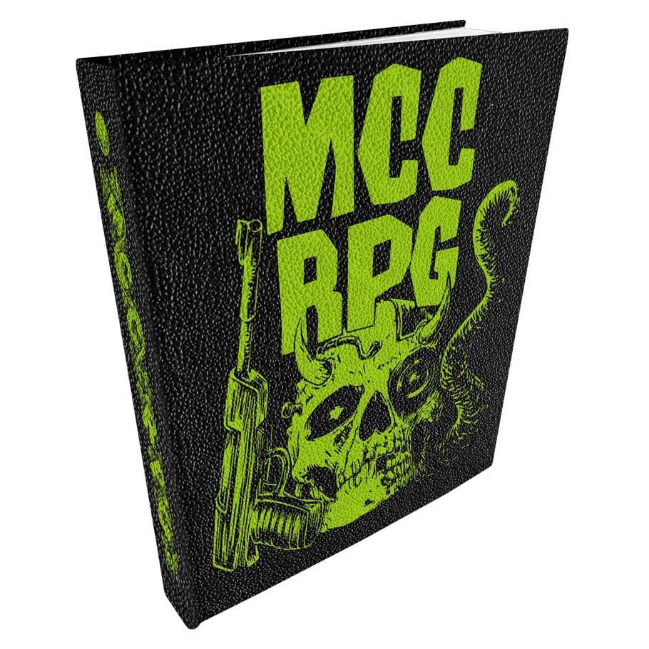 Goodman Games Books > RPG Mutant Crawl Classics Core Rulebook - Fluorescent Demon Skull Edition 9781964581477 GMG6200U